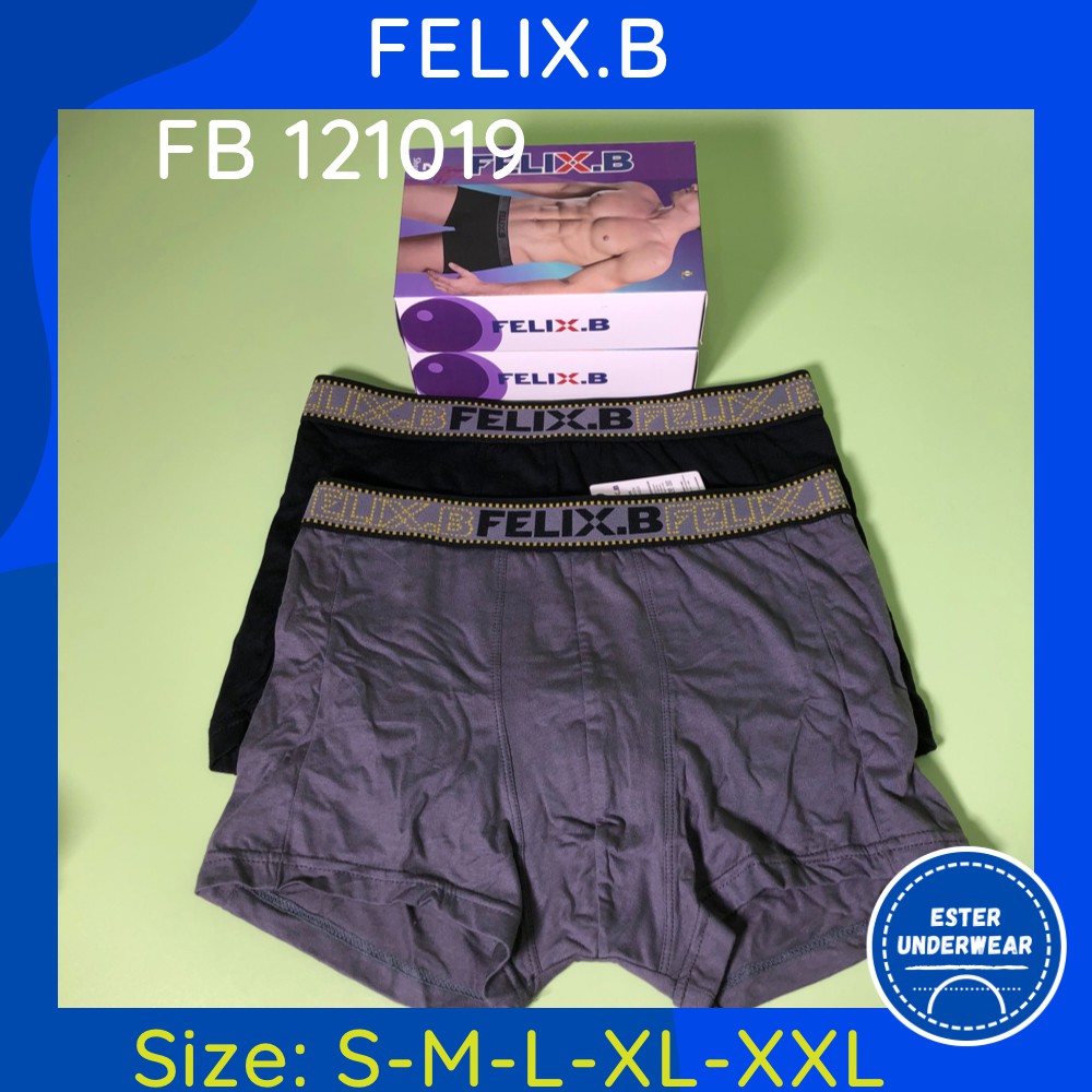 Celana Boxer Pria Felix.B FB 121019 ISI-2 PCS