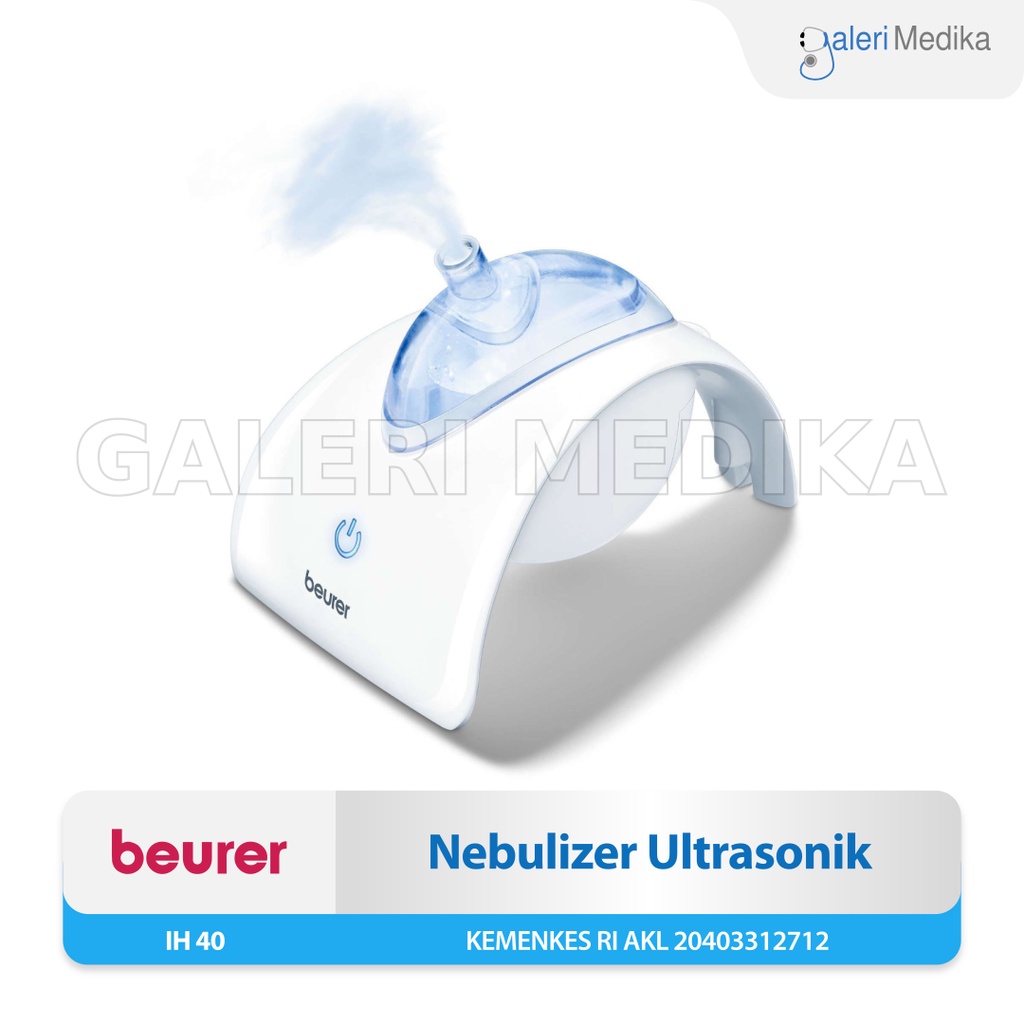 Beurer Nebulizer Ultrasonik IH 40 / IH-40 / IH40 - Alat Terapi Pernapasan / Alat Uap