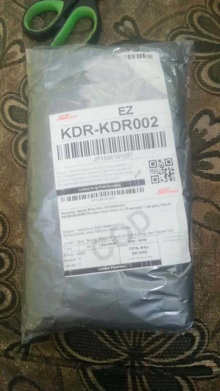 Bswart Batik Hrb026 Kenongo Hem Pendek Padi Pekalongan M L Xl Batik Pria Murah Modern Grosir
