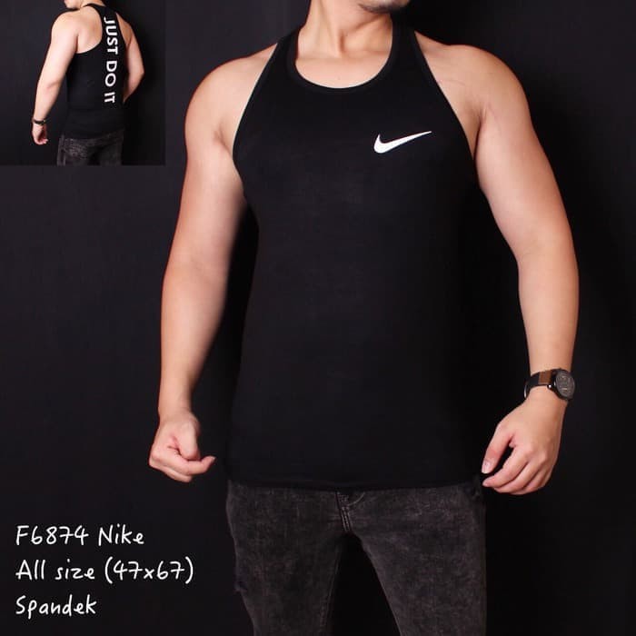 Baju kaos singlet nike just do it gym