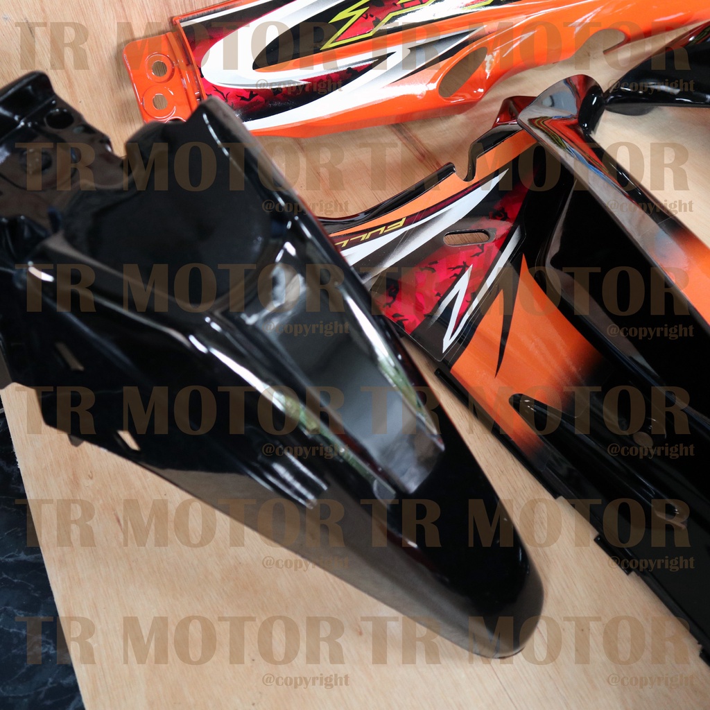 Cover Body Fizr F1zr Full Clutch Orange 2005 Full Set Halus Cover Bodi Yamaha Fiz r