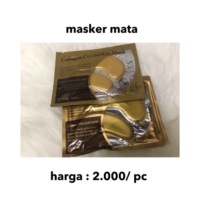 QIANSOTO masker mata crystal gold // MASKER MATA ORIGINAL // CRYSTAL GOLD COLLAGEN EYE