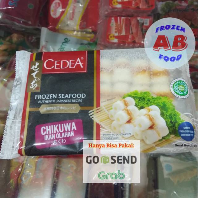 

CEDEA Chikuwa 250 gram Frozen Seafood Ikan Olahan Chikuwa 250gr CEDEA Cikuwa Chikua 250g Cikua CEDEA