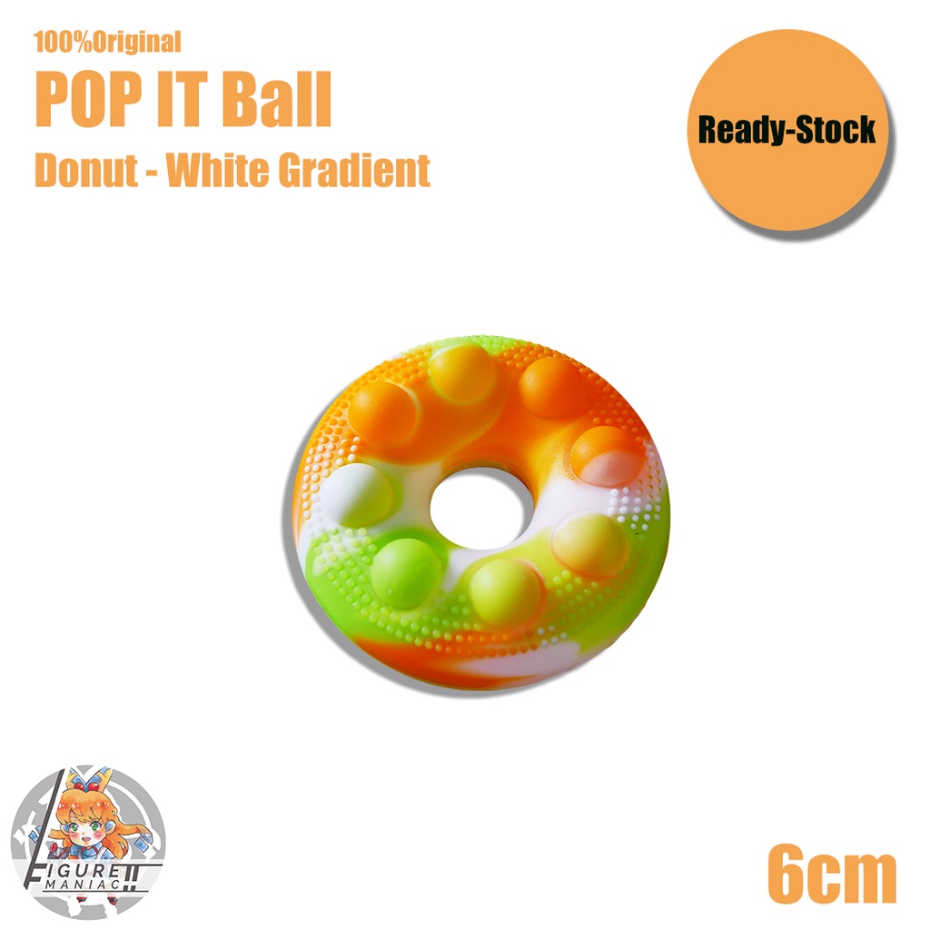 POP IT Ball Bola Virus Donat Donut Bekel Premium Mainan Anak Squishy