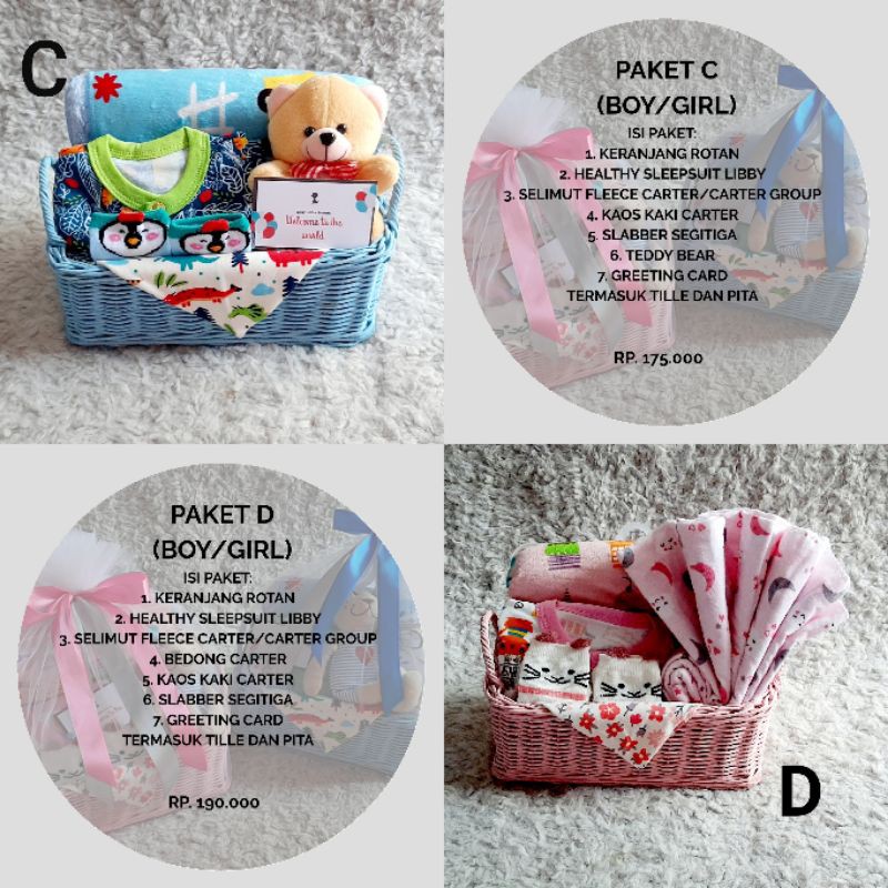 Baby Hampers Bayi Paket Kado Parsel Bayi New Born Bingkisan Bayi