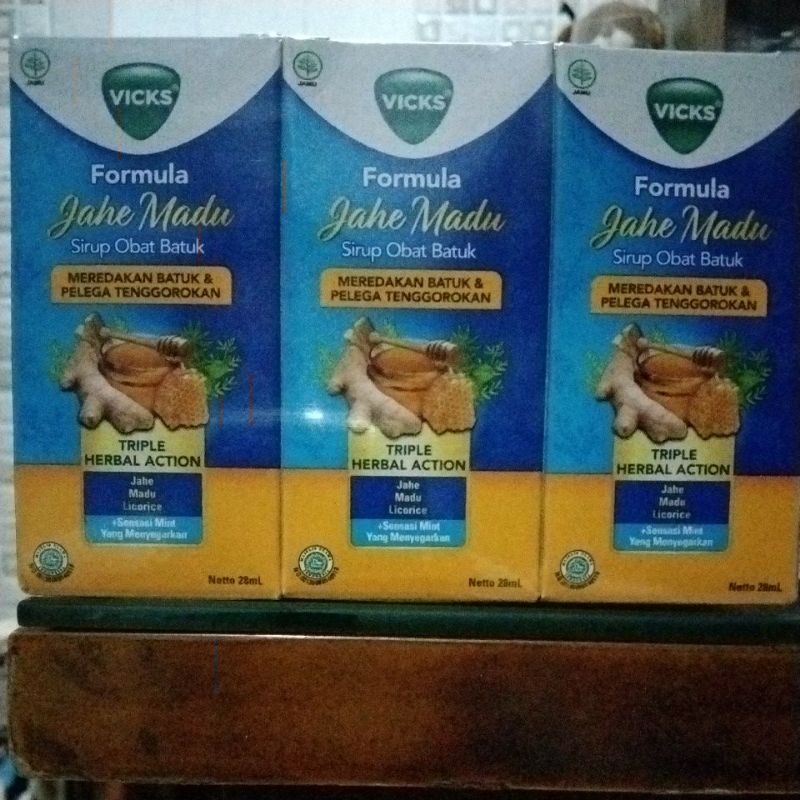 Vicks Formula Jahe Madu Sirup Obat Batuk 28ml