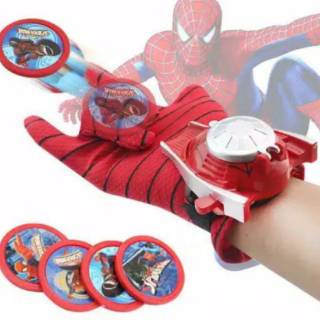 Image of thu nhỏ Mainan Sarung Tembak Pelontar Spiderman Ironman Ultraman Captain Amerika #3