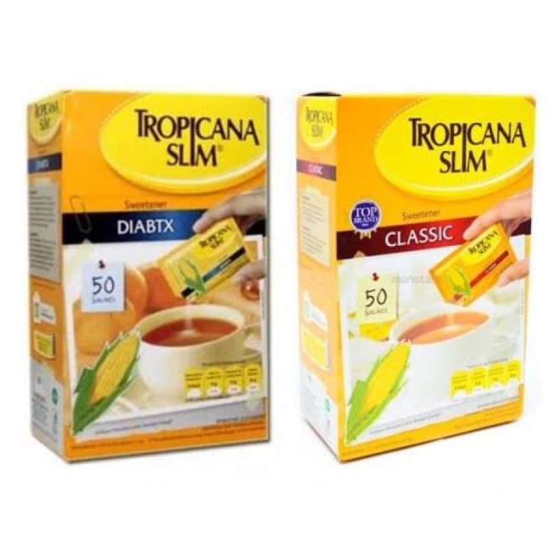 

TROPICANA SLIM - TROPICANA SLIM SWEETENER 50 - GULA DIABET - GULA DIET - GULA JAGUNG
