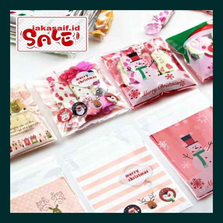 

Perlengkapan Natal -Ty- Natal Christmas Pita Kado Plastik Bungkus Kue Roti Cookies Sovenir 790Natt