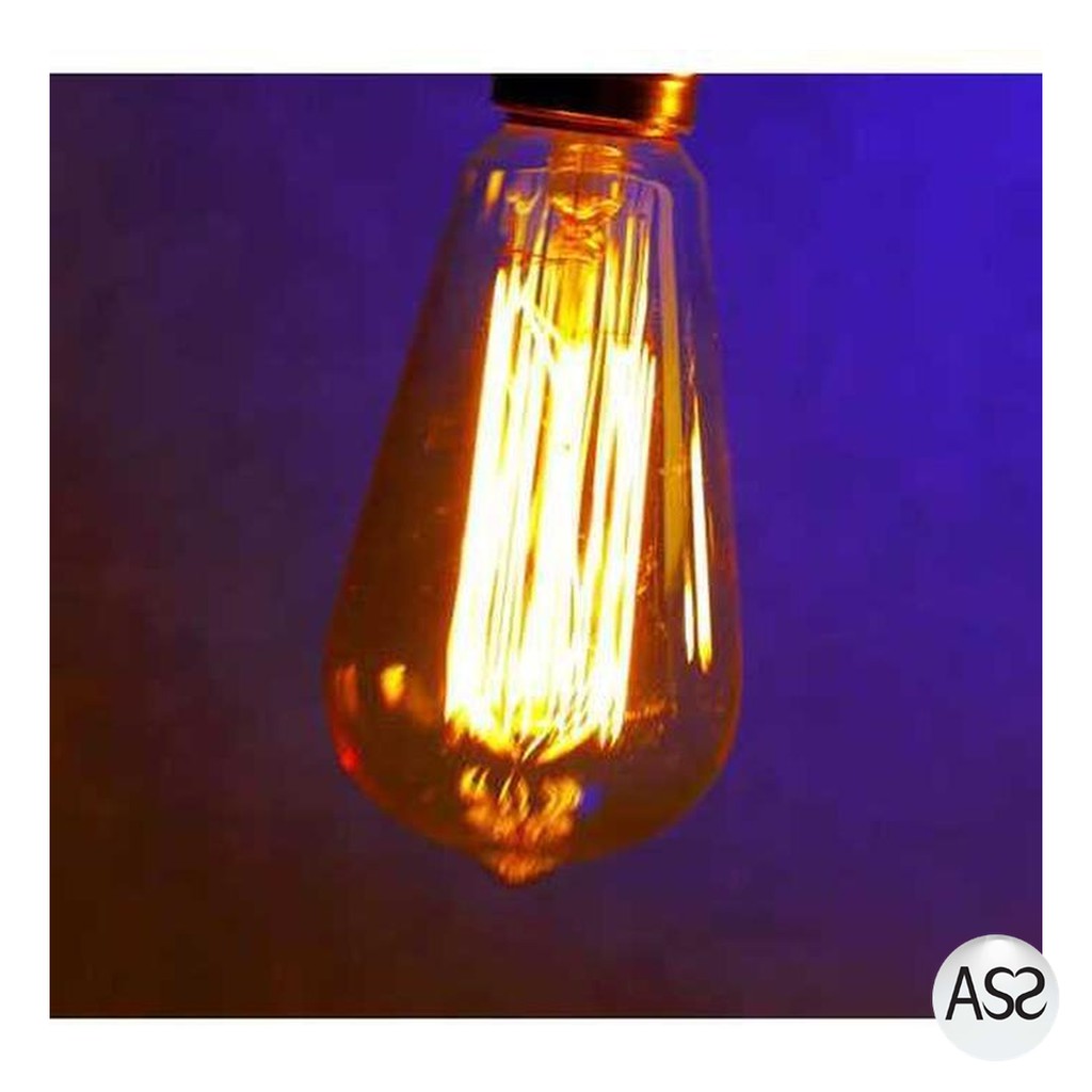 ASS Shop - Lampu Pijar Vintage Model Bohlam Edison - 60W - ST64