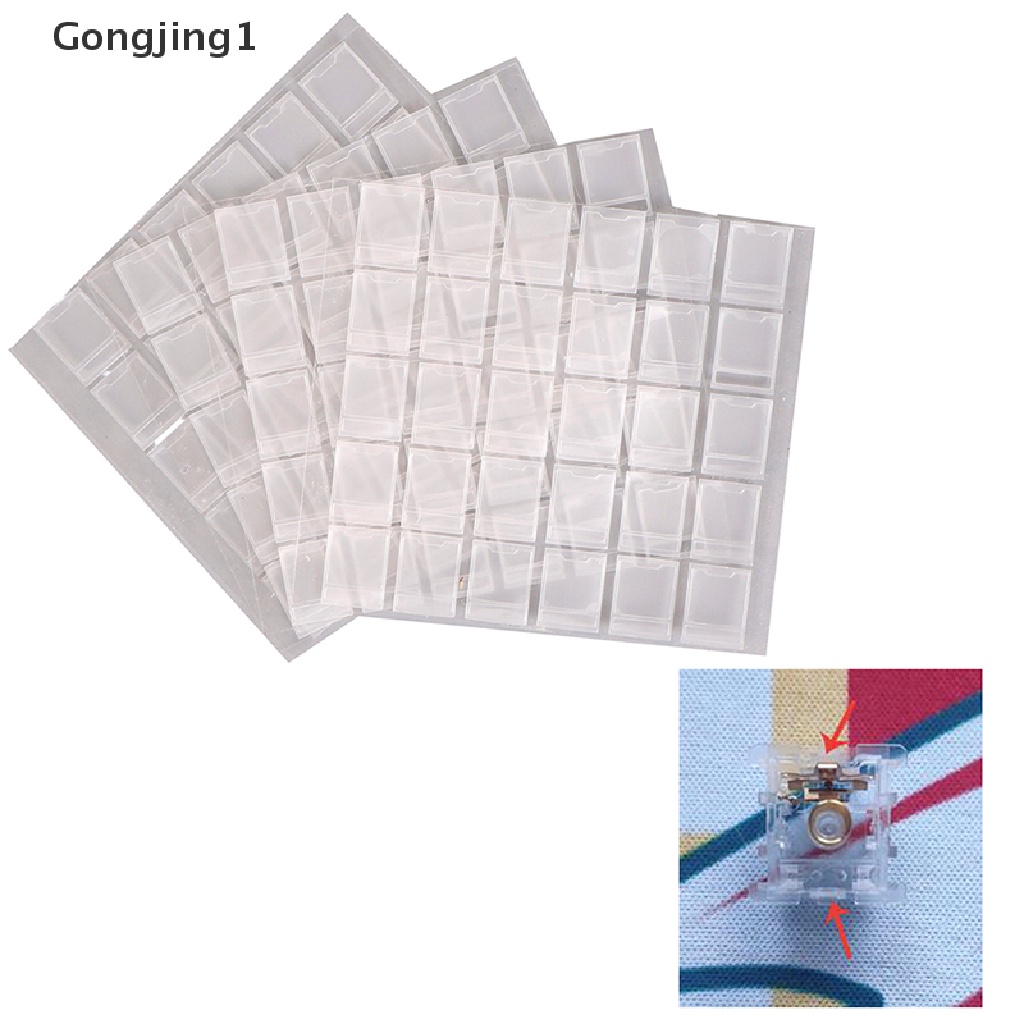 Gongjing1 120pcs / set Film Switch MX Transparan Untuk Perbaikan Keyboard Mekanik HTV Shaft Film