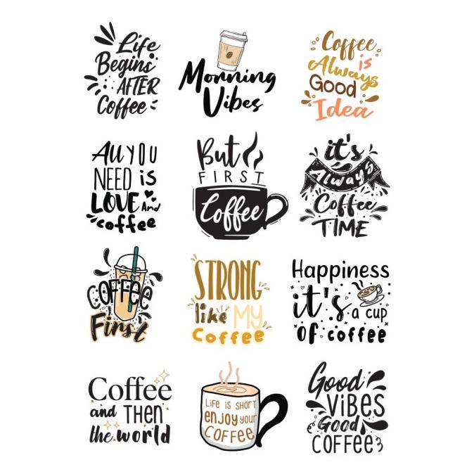 

(BISA COD) BALLER INDONESIA STICKERS SET COFFEE & CHILL (STICKER KOPER) PROMO Kode 1199