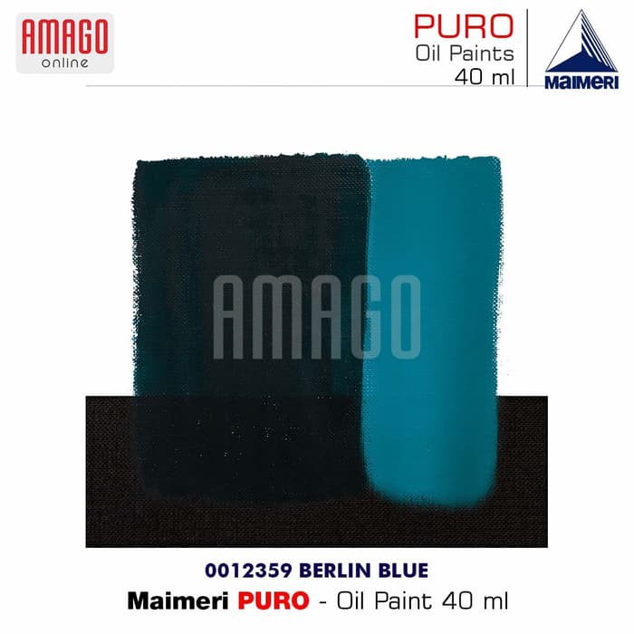 MAIMERI PURO - OIL PAINT - BERLIN BLUE - 40ML - M0012359