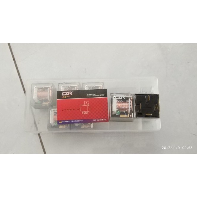 Relay lampu / klakson Kaki 4 merk CZR