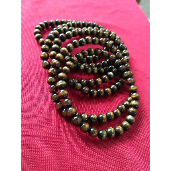 Gelang tali arus serat emas 6 mm