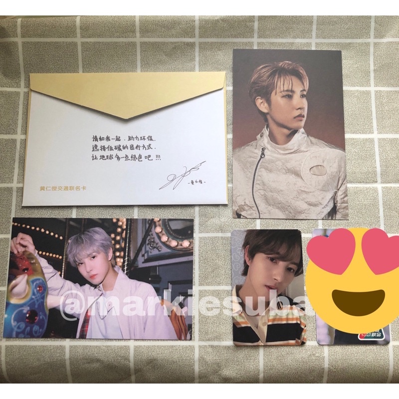 BOOKED pc selca cashbee china renjun nct dream transportation card