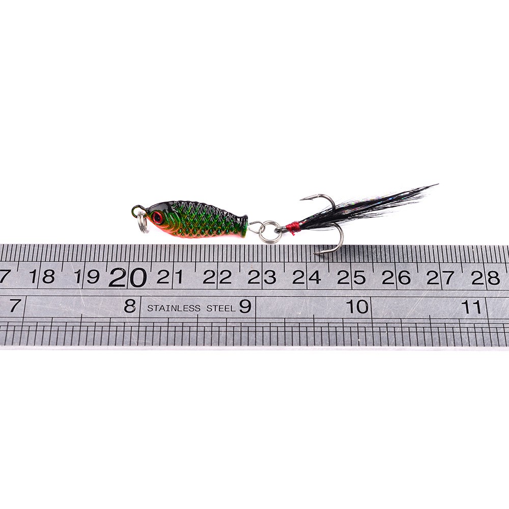 SYFishing 1Pcs Mini Lead Jig Umpan Pancing Swimbait 2.5cm/5g Lead Bait Fishing Lure Ikan Bass Wobbler Sinking Kail Memancing Tackle