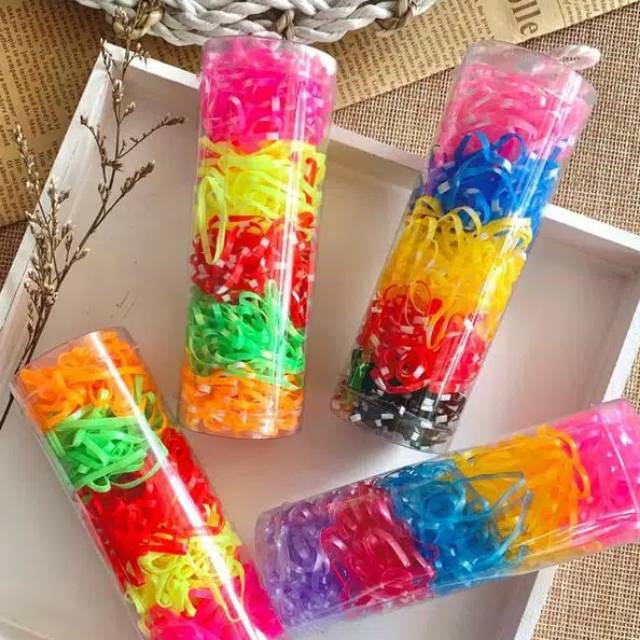 Karet Jepang TUBE - Ikat Rambut Tabung Import Murah