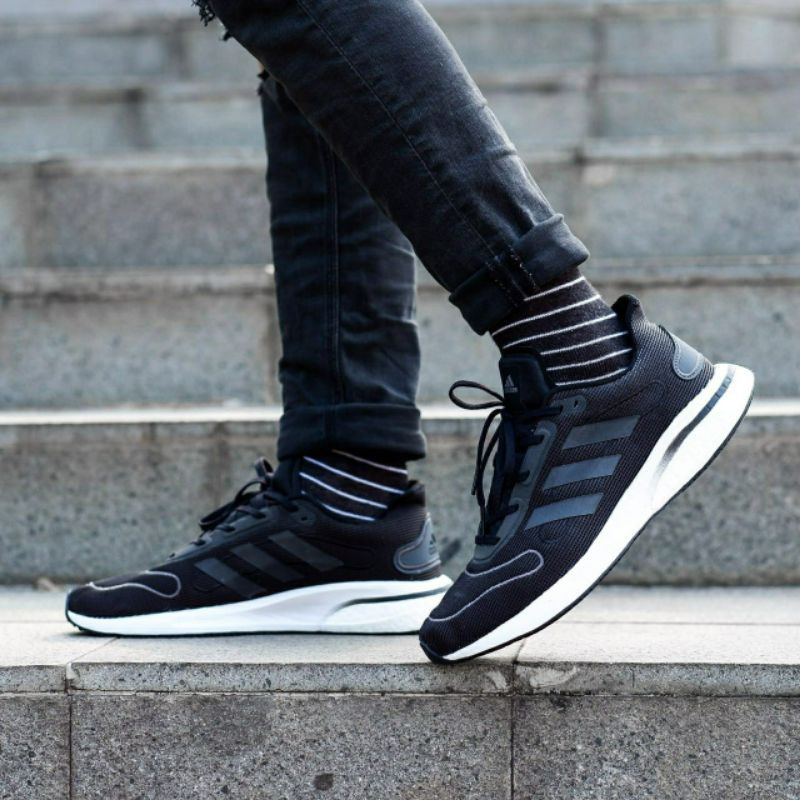 ADIDAS PUREBOOST GO “CORE BLACK/CORE BLACK” ORIGINAL MADE IN INDONESIA