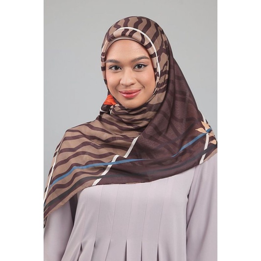 ZOYA SCARF DARK BROWN TERBARU 2022 / ZOYA HIJAB / KERUDUNG ZOYA