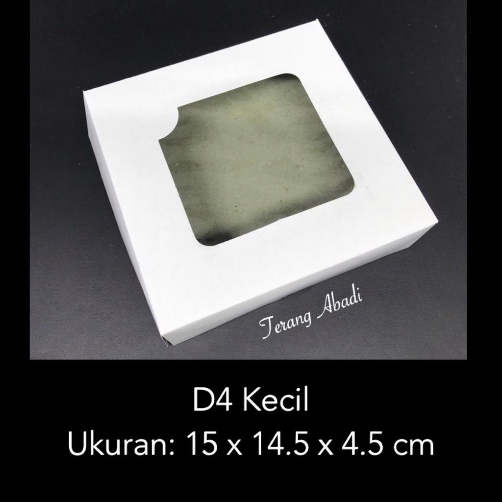 

Dus Kue D4 Kecil Putih 15 X 14.5 x 4.5 / Dus Roti / Dus Hajatan / Dus Snack Ultah/ Dos donat/ kotak kue/ snack box/ dos jajan/ kerdus kaca