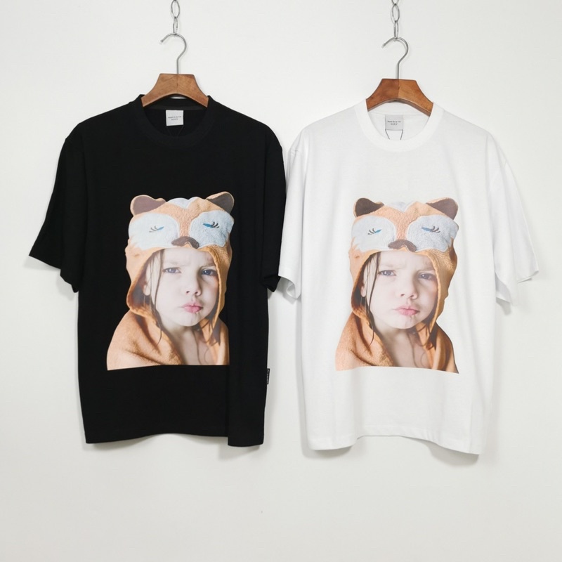 ADLV Baby Face Tee Black Racoon