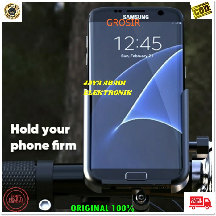 J307 ORIGINAL HOLDER HANDPHONE SEPEDA MOTOR STANG GPS PEGANGAN GANTUNGAN PENGAMAN ANTI JATUH BRACKETHANDPHONE UNIVERSAL BISA UNTUK SEPEDA ATAUPUN MOTOR COCOK BUAT OJOL MAUPUN PRIBADI  BISA DIGUNAKAN HANDPHONE MAX 7 INCI LEBIH PRAKTIS DAN AMAN MENGGUNAKAN