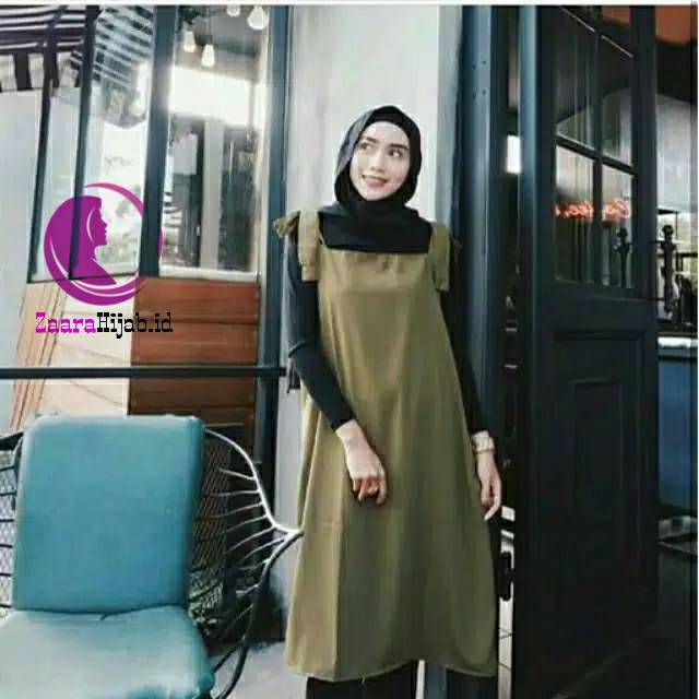 PROMO - TUNIK MIDI POLOS/ TUNIK WOLFIS PREMIUM