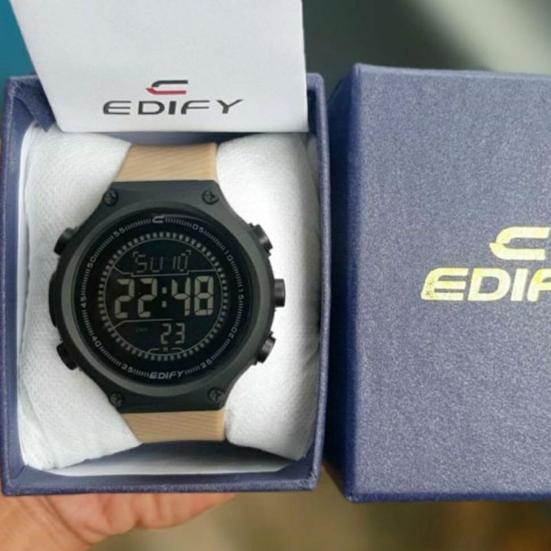 Jam Tangan Edify Untuk Berenang Stylish Sport Jam Tangan Pria Terlaris Jam Tangan Anti Air Bisa COD