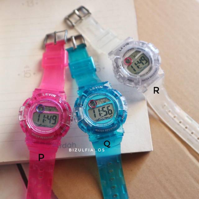 Jam tangan digital / jam tangan cewek / jam cewek / jam wanita / jam tangan wanita / jam rubber