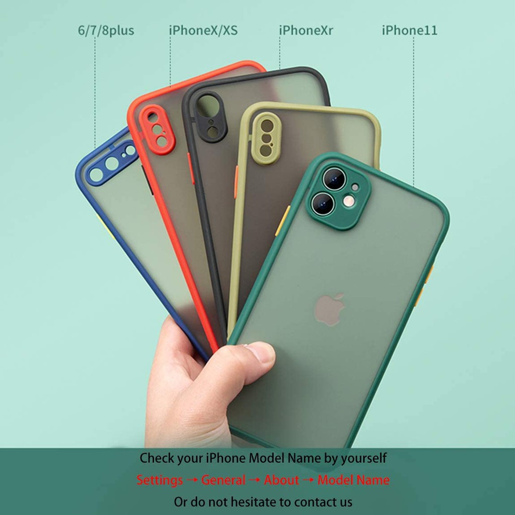 iPhone 12mini iPhone 12 iPhone 12promaxCamera Lens Protective Case Matte Shockproof Hard Phone Armor Back Cover for iPhone 11 Pro Max 6 6S Plus 8 7 Plus X XS Max XR SE2 2020