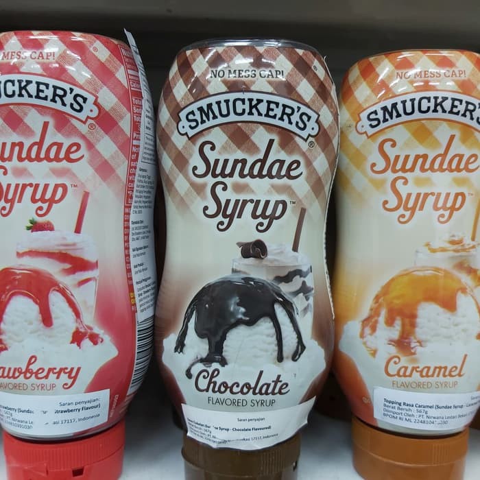 

PROMO SMUCKER'S / SMUCKERS / SMUKER S - SUNDAE SYRUP / TOPING SIRUP 567GR PALING MURAH