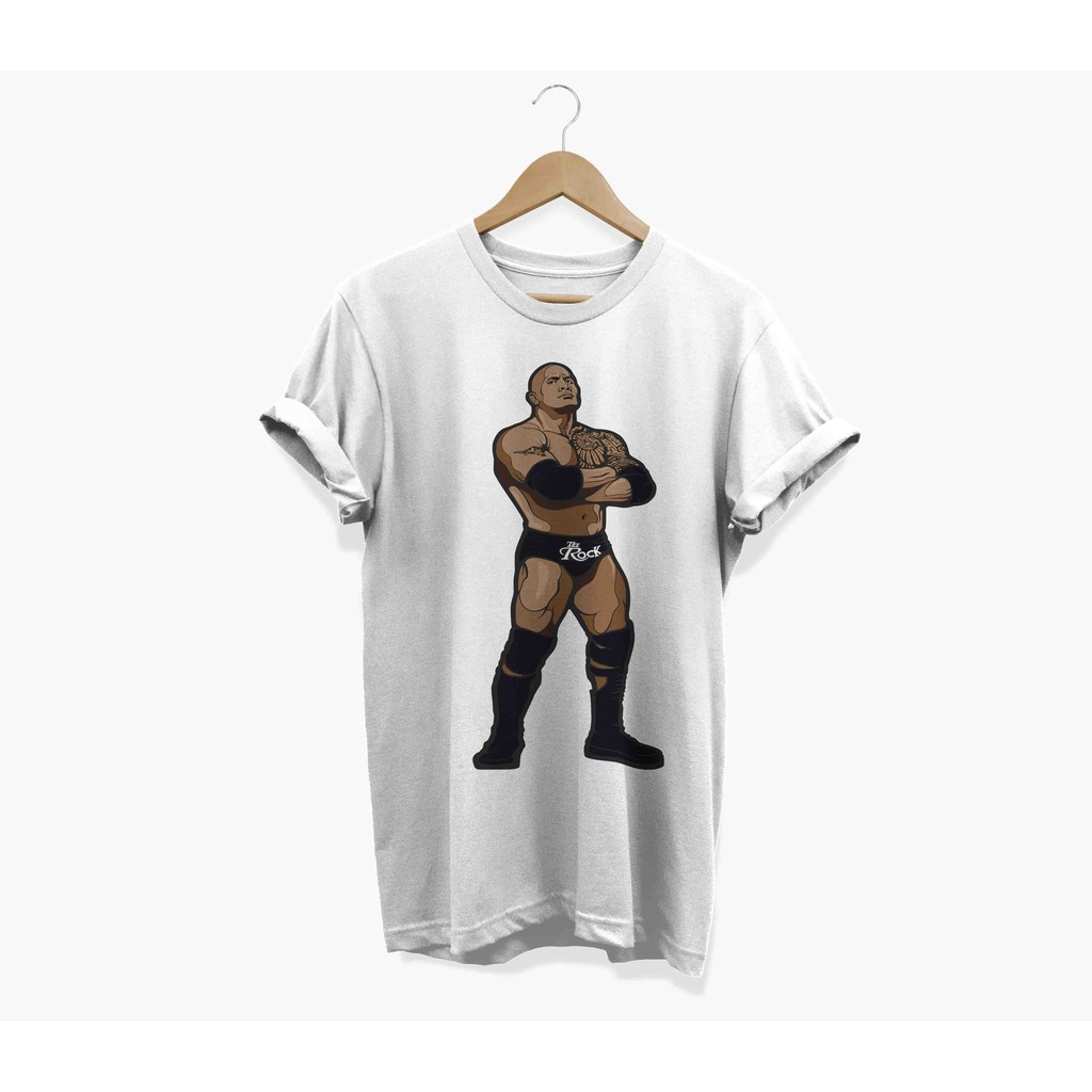 Kaos Distro WWE The Rock Tshirt 02