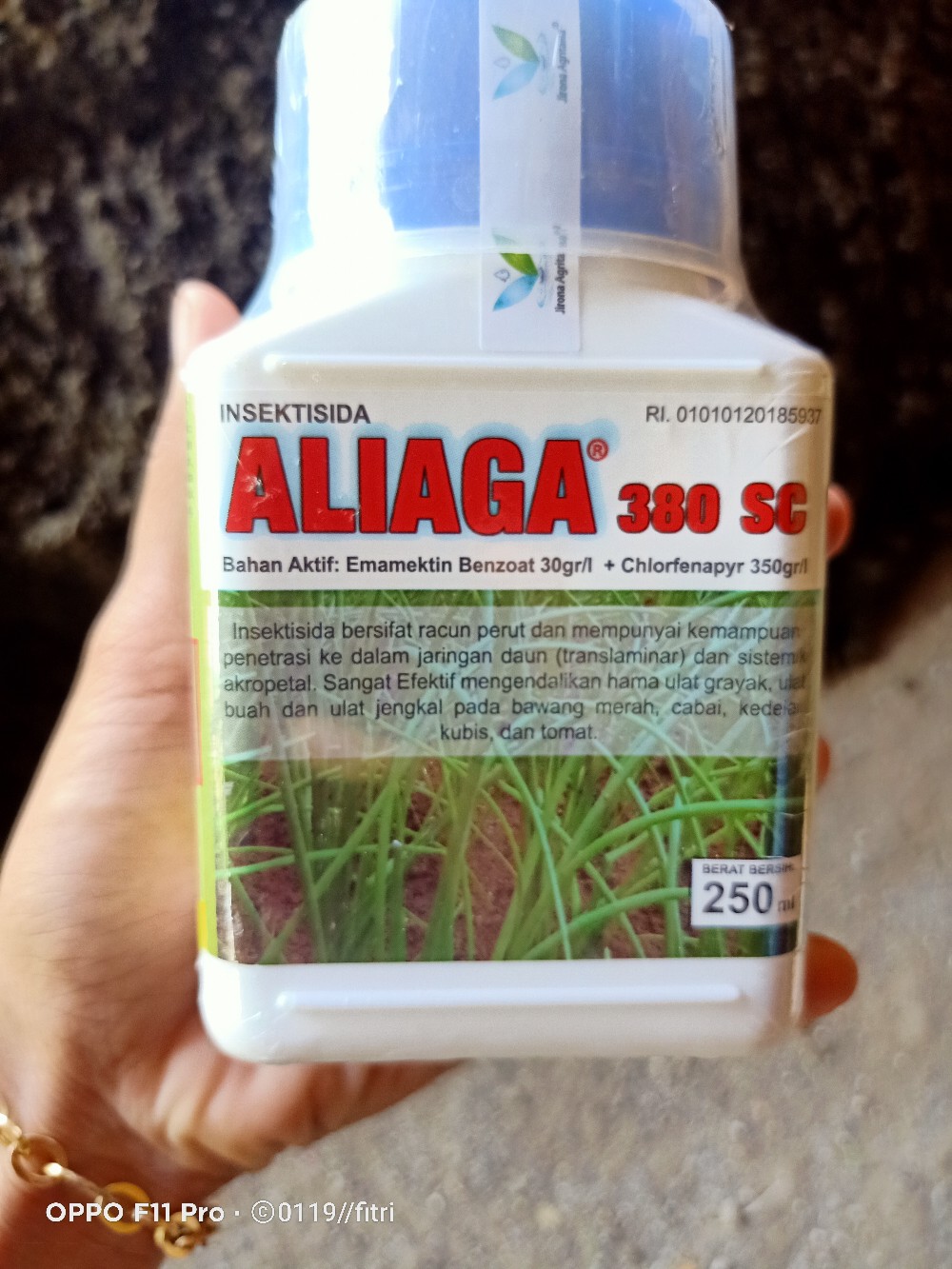 Insektisida Aliaga 380 Sc 250ml Emamectin Benzoat Chlorfenapyr Jirona