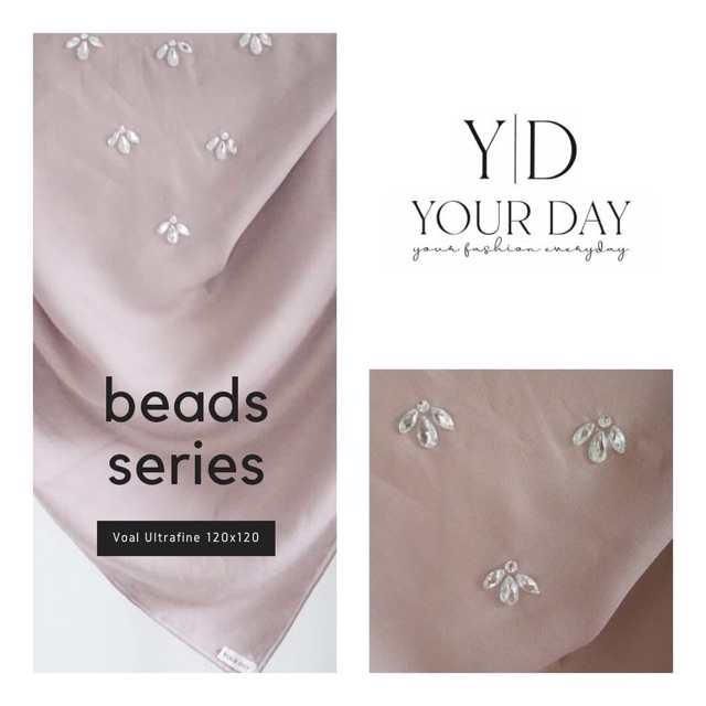Beads series hijab | payet hijab | hijab payet | hijab segiempat