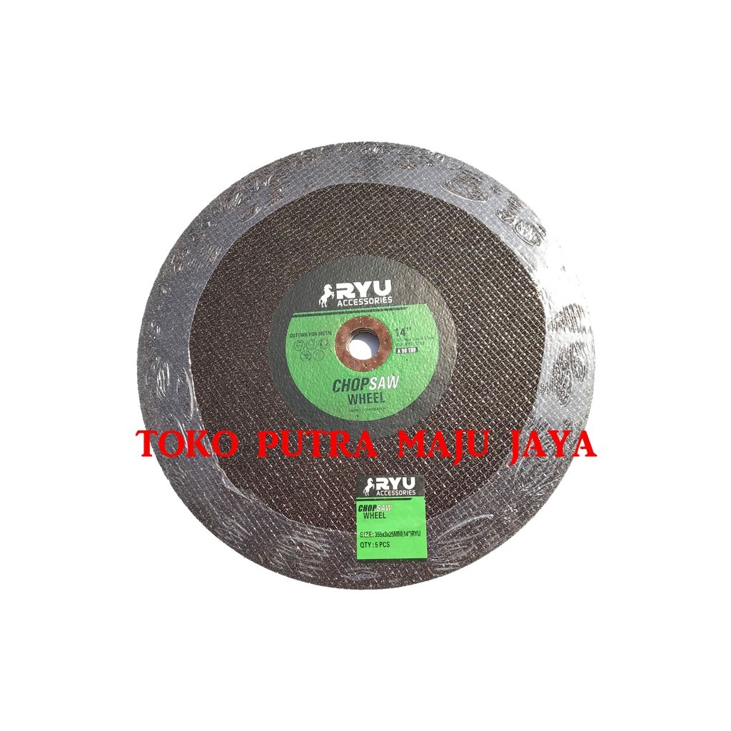 Batu Potong Gerinda Duduk 14" Cut Off Wheel 14 Inch RYU Chopsaw Wheel