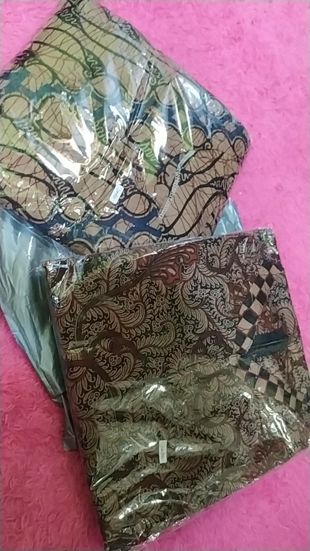 Gamis Batik Manggar, Padi, Sekar, Cantik, Kubis, Kipas, Daun Biru