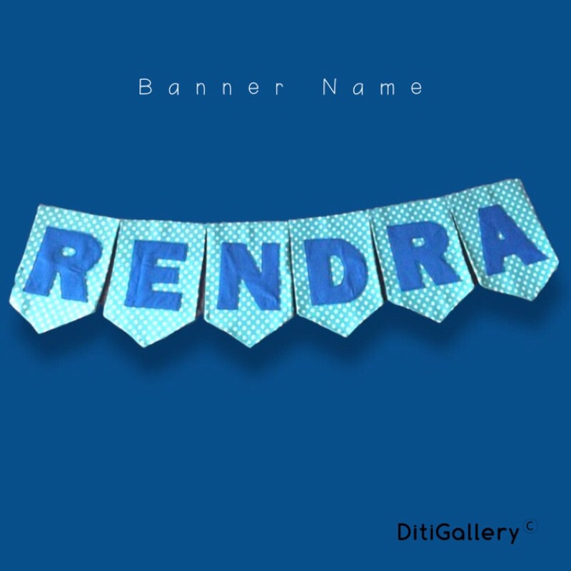 Banner Name | bendera nama | huruf | cantolan nama | nama | name flag | banner | kain | Katun
