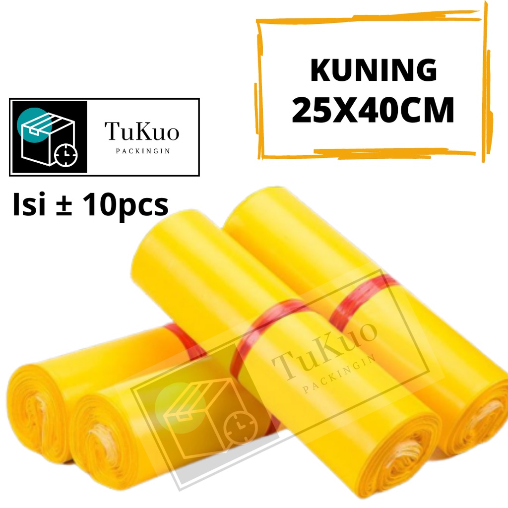 

Polymailer 25x40CM Isi 10pcs Kuning Semi Glossy Plastik Packing Plastik Olshop Peralatan Packing Plastik Online Shop Plastik Baju Plastik Polymailer Hijab Tas Jilbab Sepatu Aksesoris Plastik Warna Bungkus