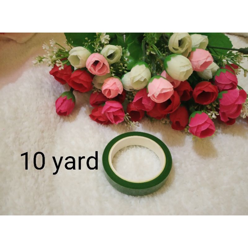 Floral tape selotip bunga daun 10 dan 20 yard