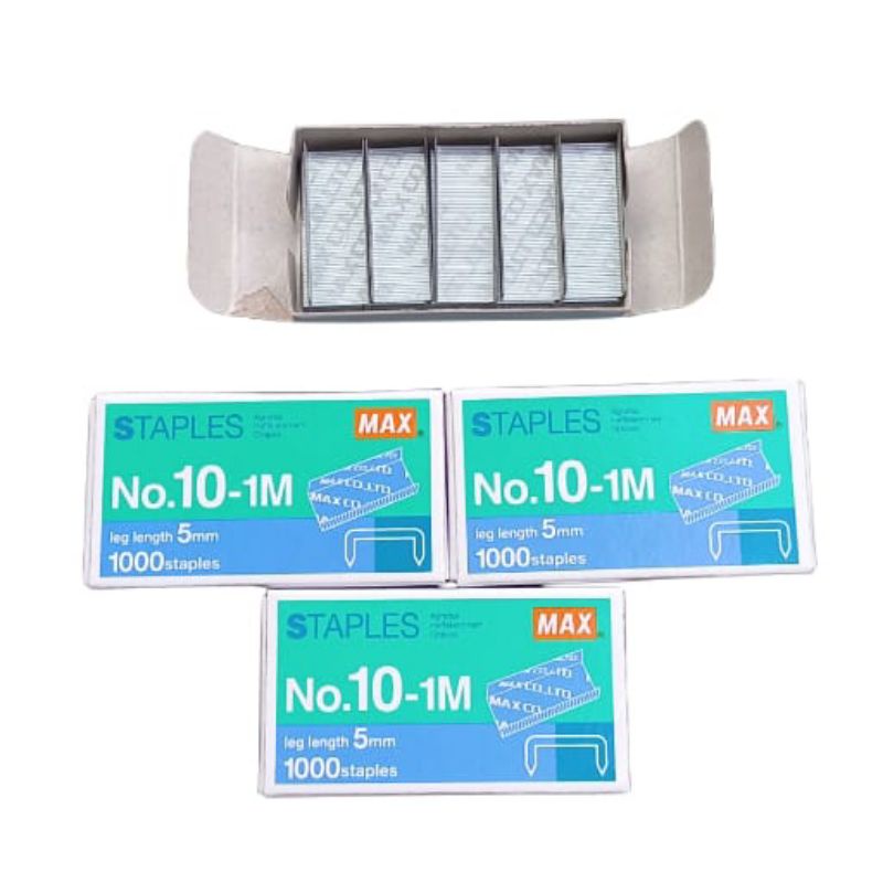 

ISI STAPLES MAX NO.10 / STAPLER MAX NO.10 (TULISAN MAXCO)
