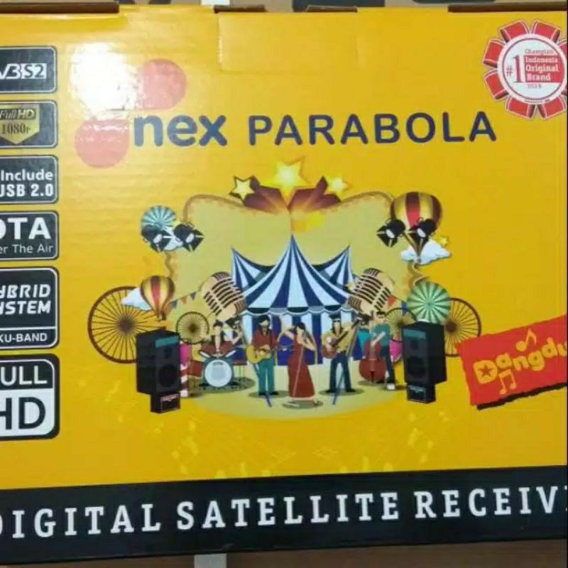 Nex Reciver Parabola Kuning Mola tv