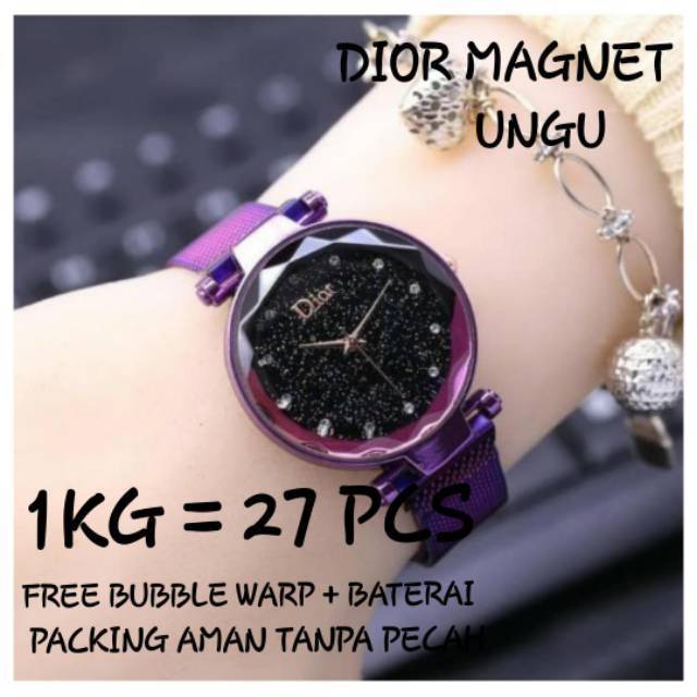JAM TANGAN WANITA DIOR TALI MAGNET BEST SELLER