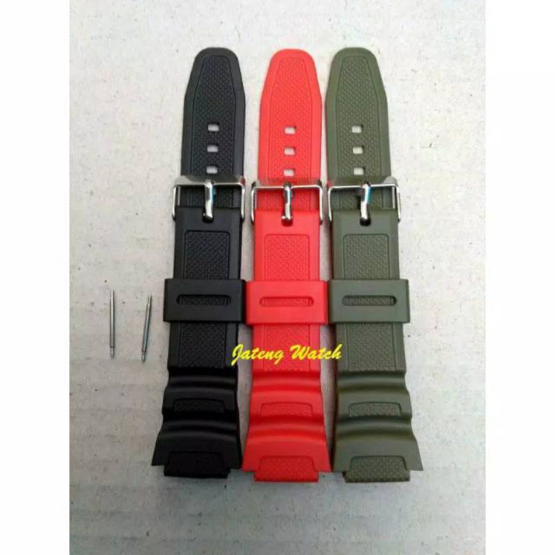 STRAP TALI JAM CASIO AQ-810 AQ-S810 AQ-S800W RUBBER STRAP CASIO AQS810 AQS3800W 35