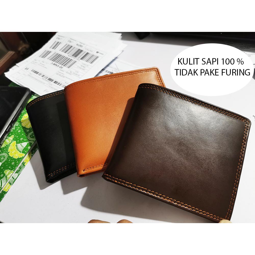 Dompet KUlit asli pria Hush puppies full Kulit Sapi 100 %