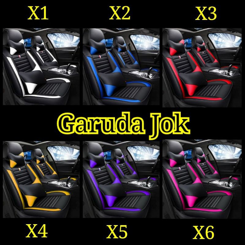 Sarung jok mobil kualitas bahan AP FORCE original jenis Cherokee serat kulit halus (No.1 dikelas medium)-6