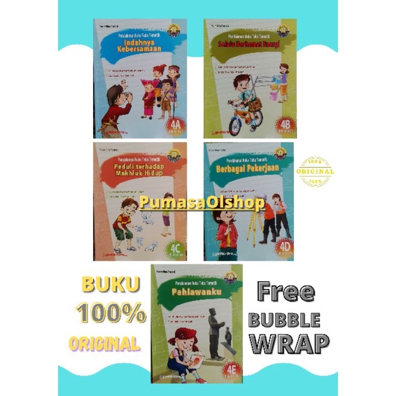 SERI PENDALAMAN BUKU TEMATIK (PBT) UNTUK SD/MI KELAS 4 TEMA 4A.4B.4C.4D.4E SEMESTER 1 K13
