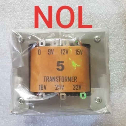 NOL 5 B travo trafo 5a 5 a ampere besar murni kurae nol