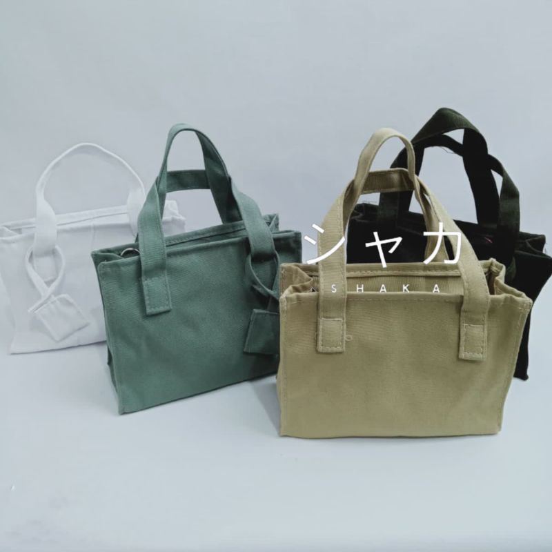 Tas Selempang Wanita Aletta Canvas / Sling Bag Mini Aletta Canvas / Tas Wanita Selempang Canvas