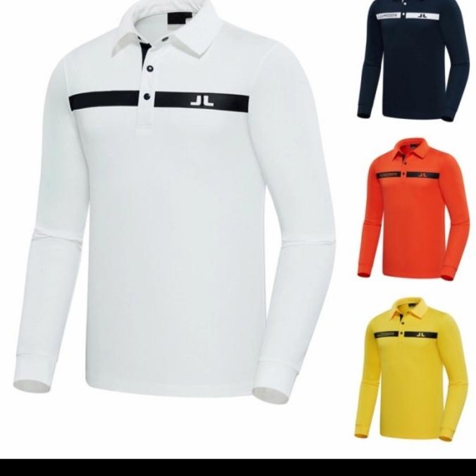 [[COD]] Kaos Kerah Polo Shirt Lengan Panjang Golf j.lindeberg pria-wanita BERGARANSI Kode 91